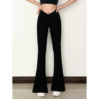 Bell Bottom Leggings - Bottoms - 2