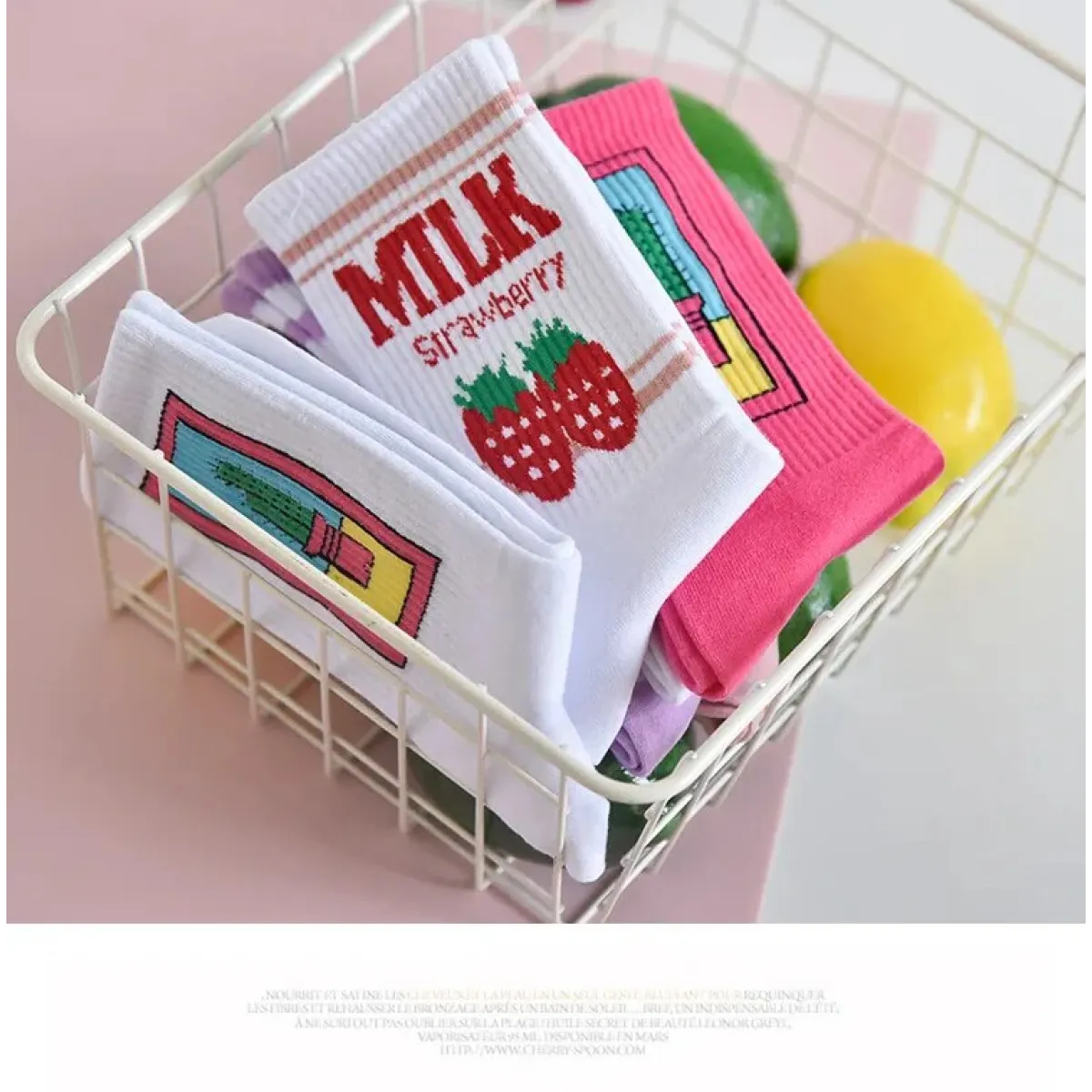 Moon Milk Kawaii Socks - Women’s Clothing & Accessories - 2