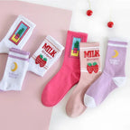 Moon Milk Kawaii Socks - Women’s Clothing & Accessories - 4