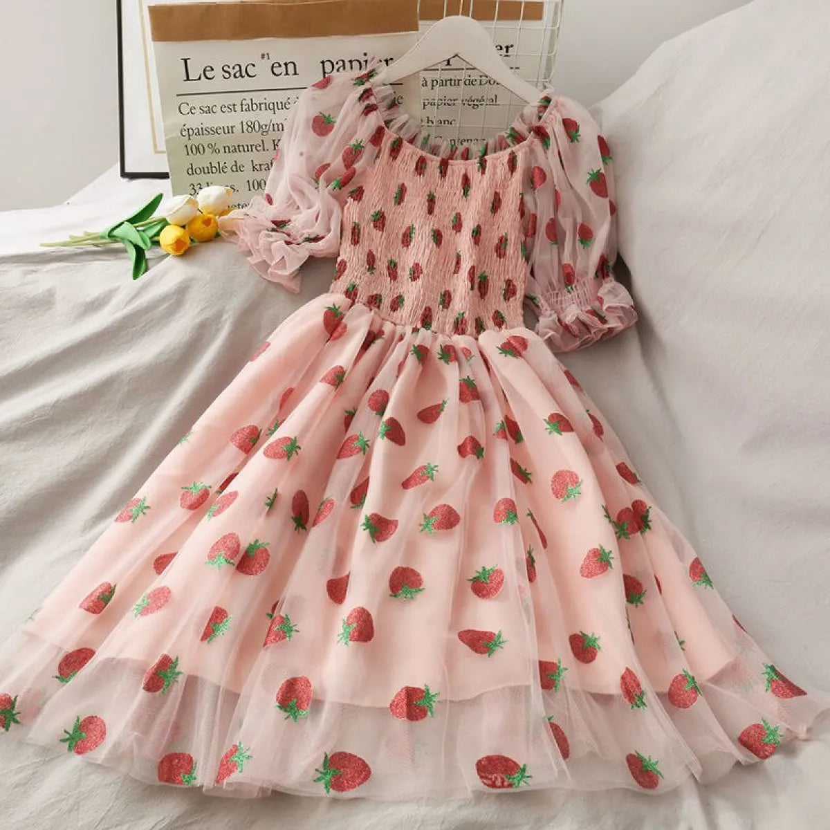 Get the Cute Kawaii Strawberry Dress Now at 37% Off  Kawaii Stop