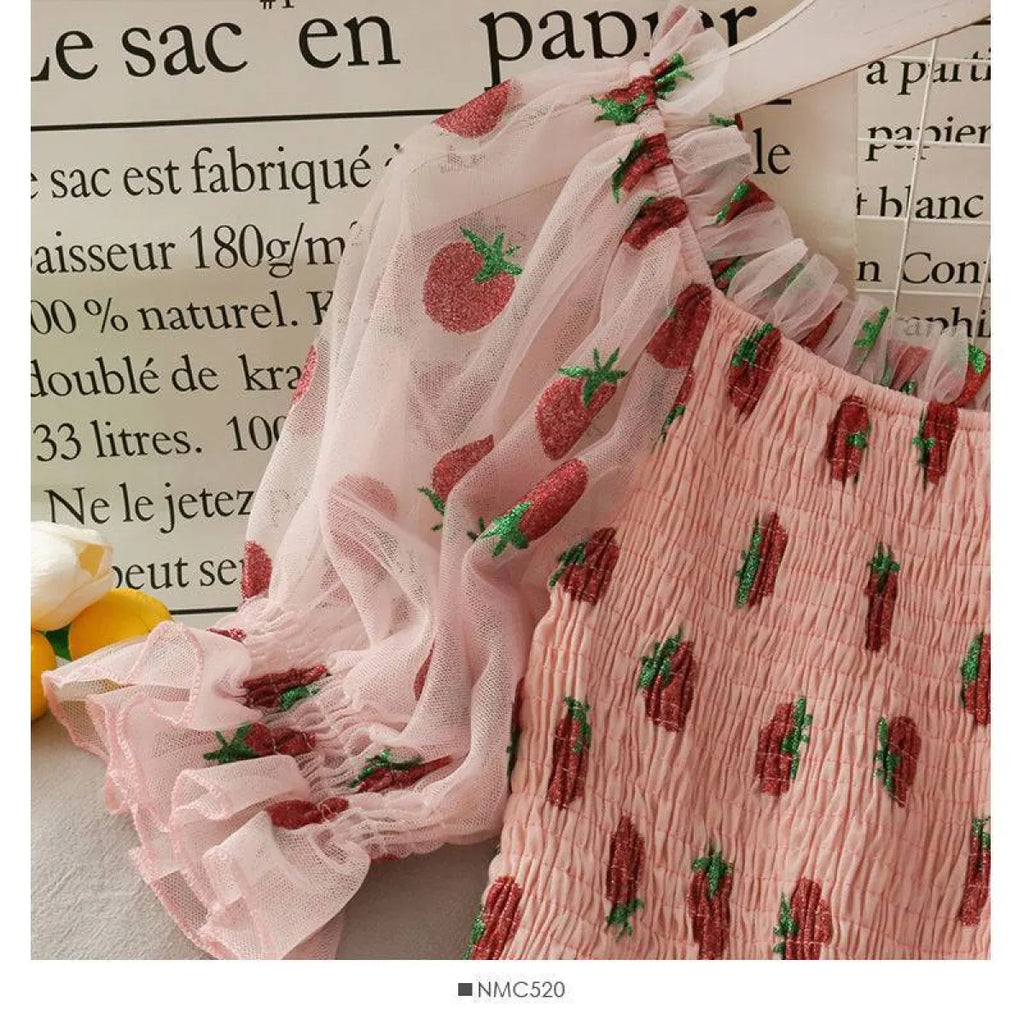 Kawaii Strawberry Dress - All Dresses - 8