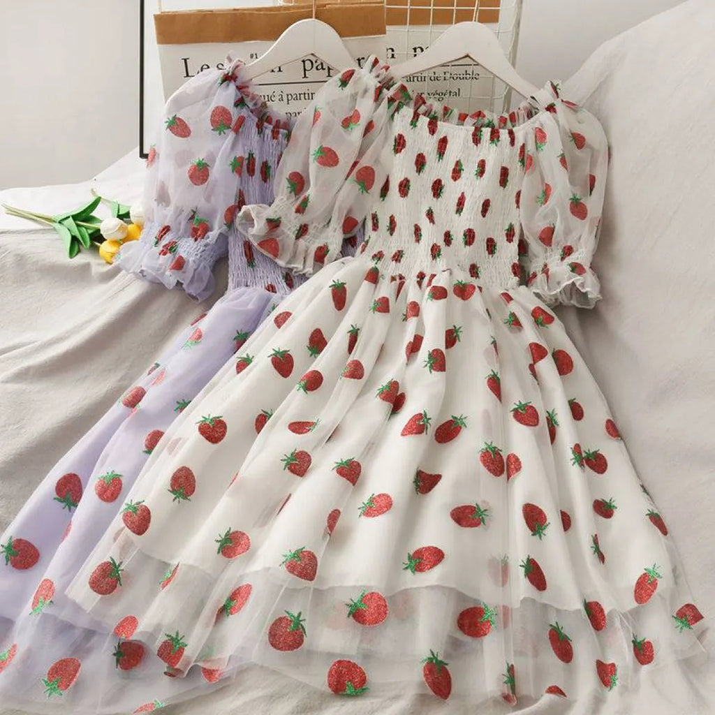 Kawaii Strawberry Dress - All Dresses - 9