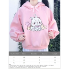 Lace Collar Lamb Candy Embroidered Kawaii Sweatshirt - T-Shirts - Sweatshirt - 6