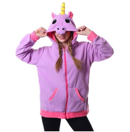 Kawaii Unicorn Plush Hoodie - Women’s Clothing & Accessories - Clothing - 1 - 2024