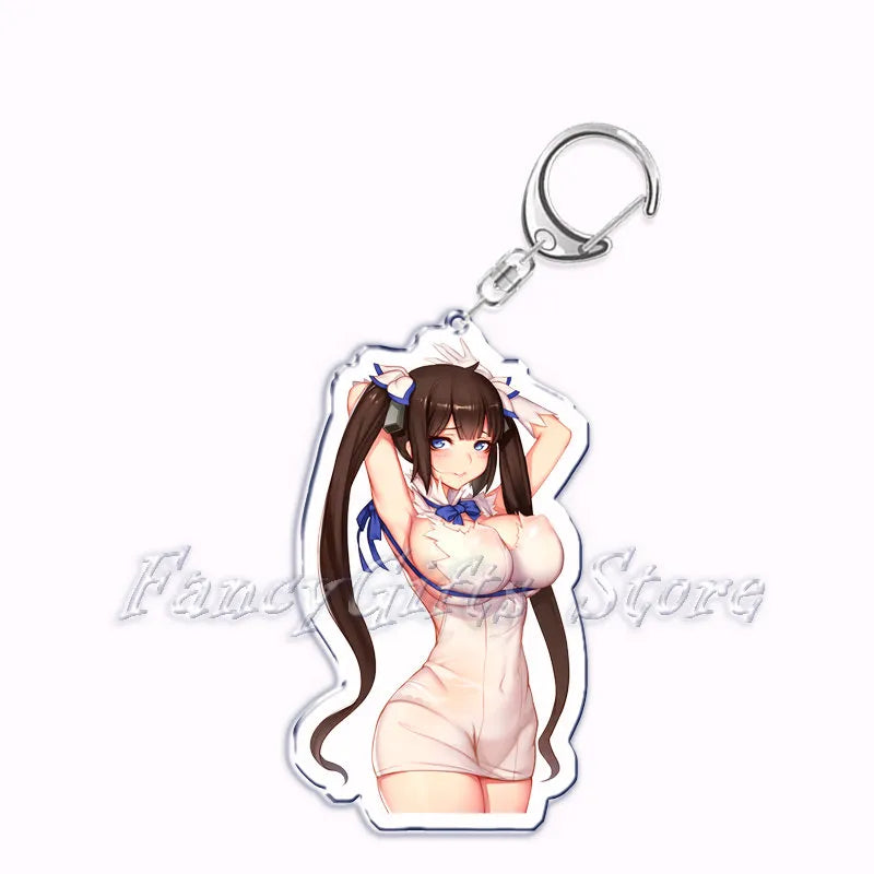 Kawaii Waifu Hentai Girls Acrylic Keychain - 7 / CHINA - Anime - Keychains - 13 - 2024