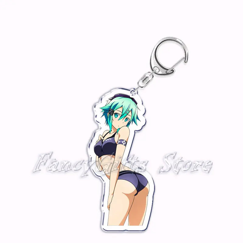 Kawaii Waifu Hentai Girls Acrylic Keychain - 10 / CHINA - Anime - Keychains - 16 - 2024