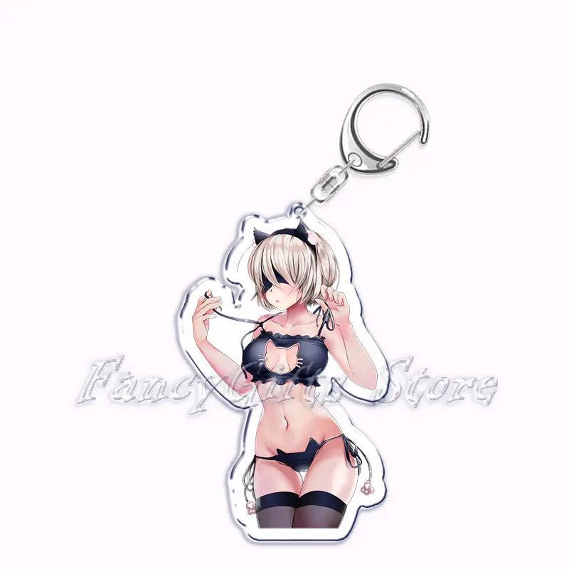 Kawaii Waifu Hentai Girls Acrylic Keychain - 11 / CHINA - Anime - Keychains - 17 - 2024