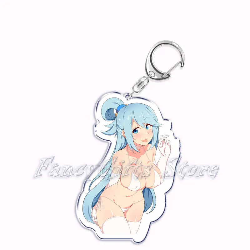 Kawaii Waifu Hentai Girls Acrylic Keychain - 20 / CHINA - Anime - Keychains - 26 - 2024