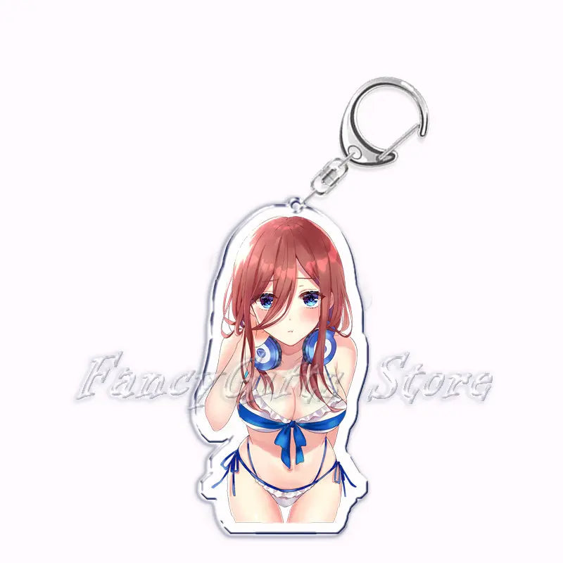 Kawaii Waifu Hentai Girls Acrylic Keychain - 24 / CHINA - Anime - Keychains - 30 - 2024