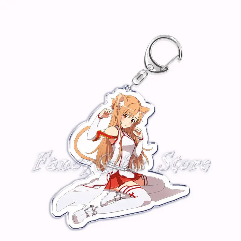 Kawaii Waifu Hentai Girls Acrylic Keychain - 25 / CHINA - Anime - Keychains - 31 - 2024