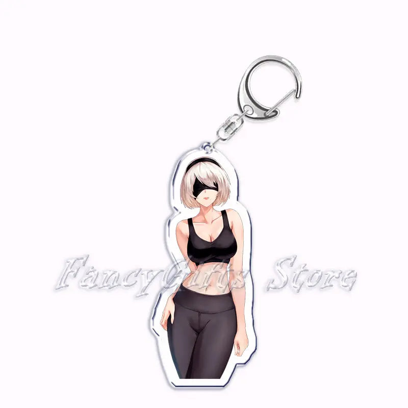 Kawaii Waifu Hentai Girls Acrylic Keychain - 30 / CHINA - Anime - Keychains - 36 - 2024