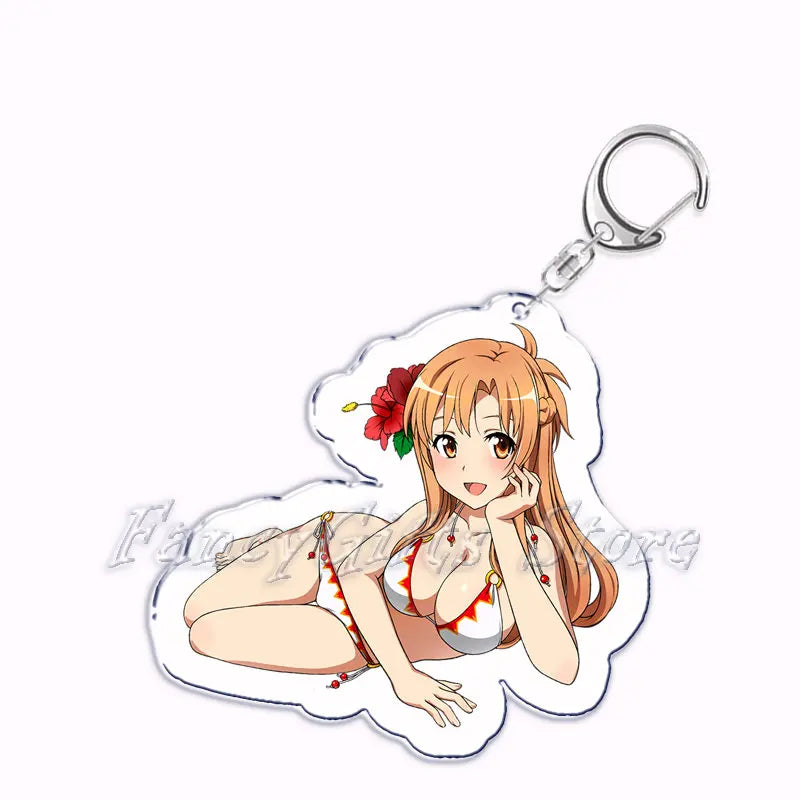 Kawaii Waifu Hentai Girls Acrylic Keychain - 41 / CHINA - Anime - Keychains - 47 - 2024