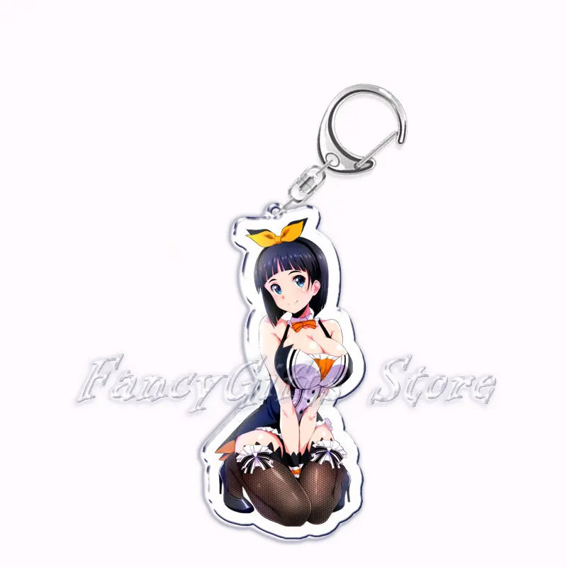 Kawaii Waifu Hentai Girls Acrylic Keychain - 55 / CHINA - Anime - Keychains - 61 - 2024