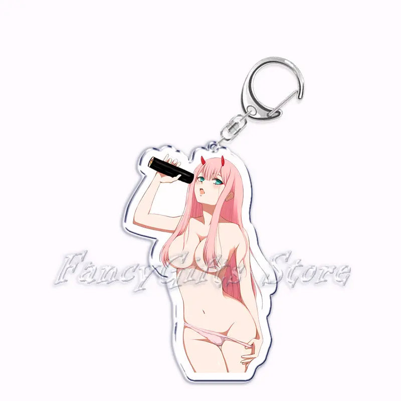 Kawaii Waifu Hentai Girls Acrylic Keychain - 57 / CHINA - Anime - Keychains - 69 - 2024