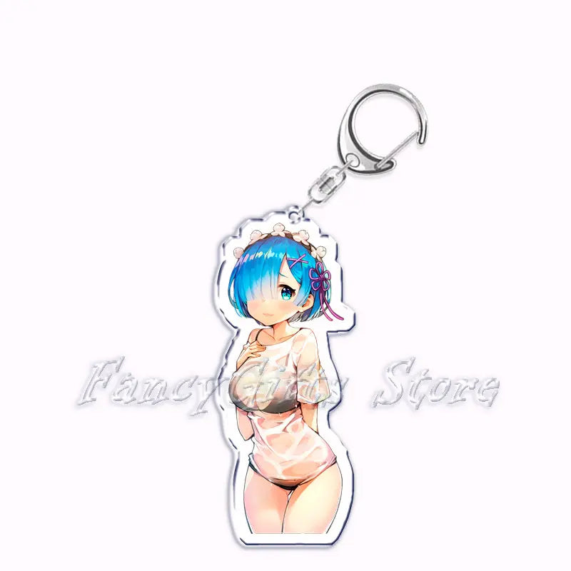 Kawaii Waifu Hentai Girls Acrylic Keychain - 64 / CHINA - Anime - Keychains - 72 - 2024