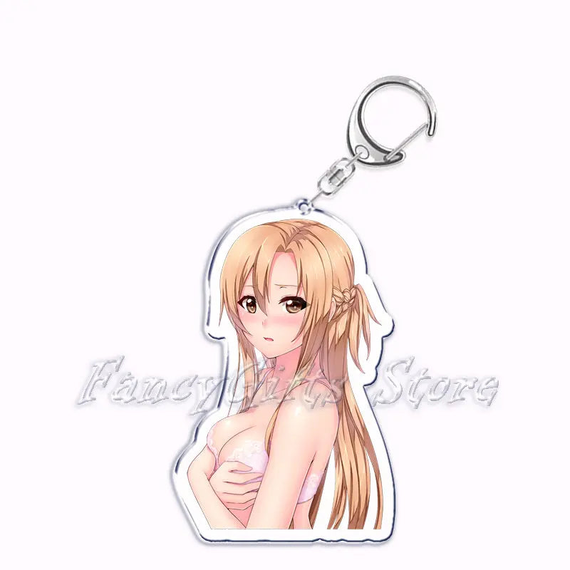 Kawaii Waifu Hentai Girls Acrylic Keychain - 77 / CHINA - Anime - Keychains - 76 - 2024