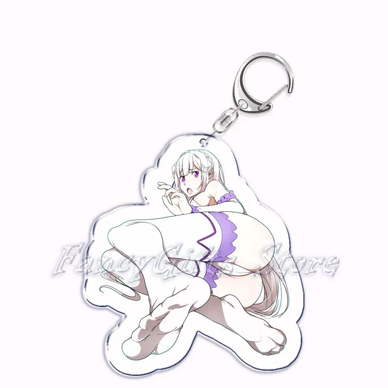 Kawaii Waifu Hentai Girls Acrylic Keychain - 71 / CHINA - Anime - Keychains - 78 - 2024