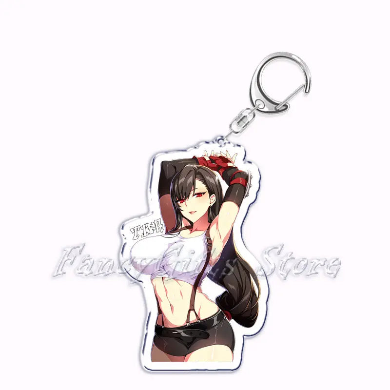 Kawaii Waifu Hentai Girls Acrylic Keychain - 2 / CHINA - Anime - Keychains - 8 - 2024