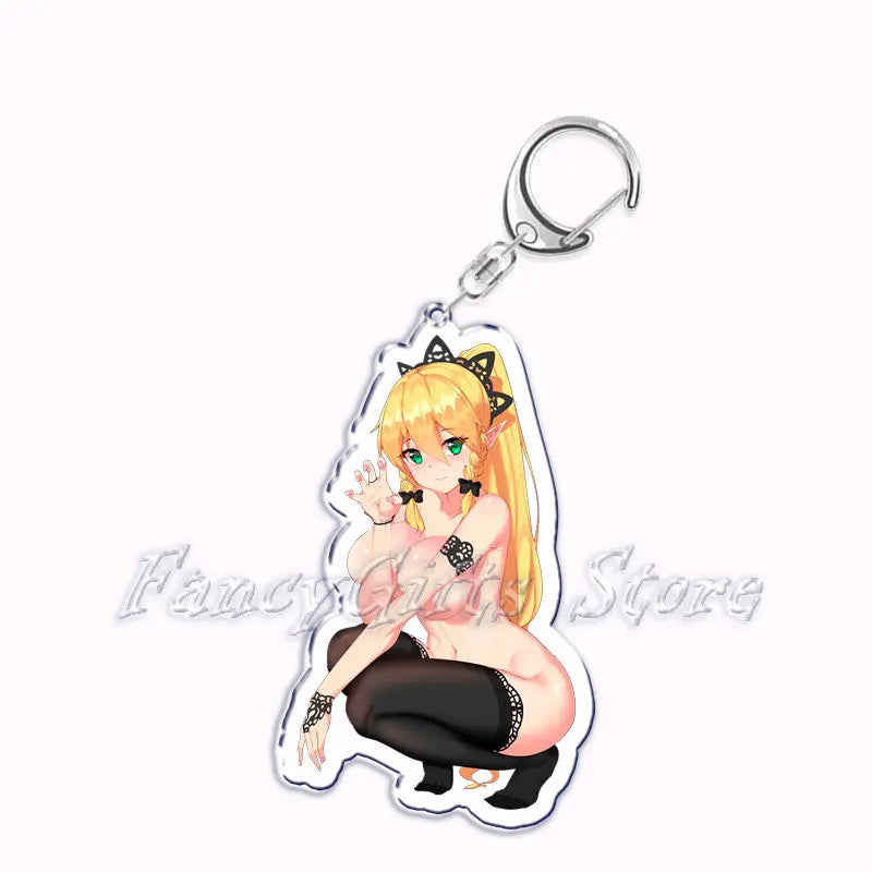 Kawaii Waifu Hentai Girls Acrylic Keychain - 74 / CHINA - Anime - Keychains - 81 - 2024