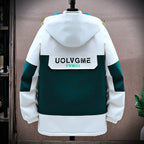 Men’s Color-Block Hooded Jacket - Jackets & Coats - Hooded - Men’s Jacket - 2