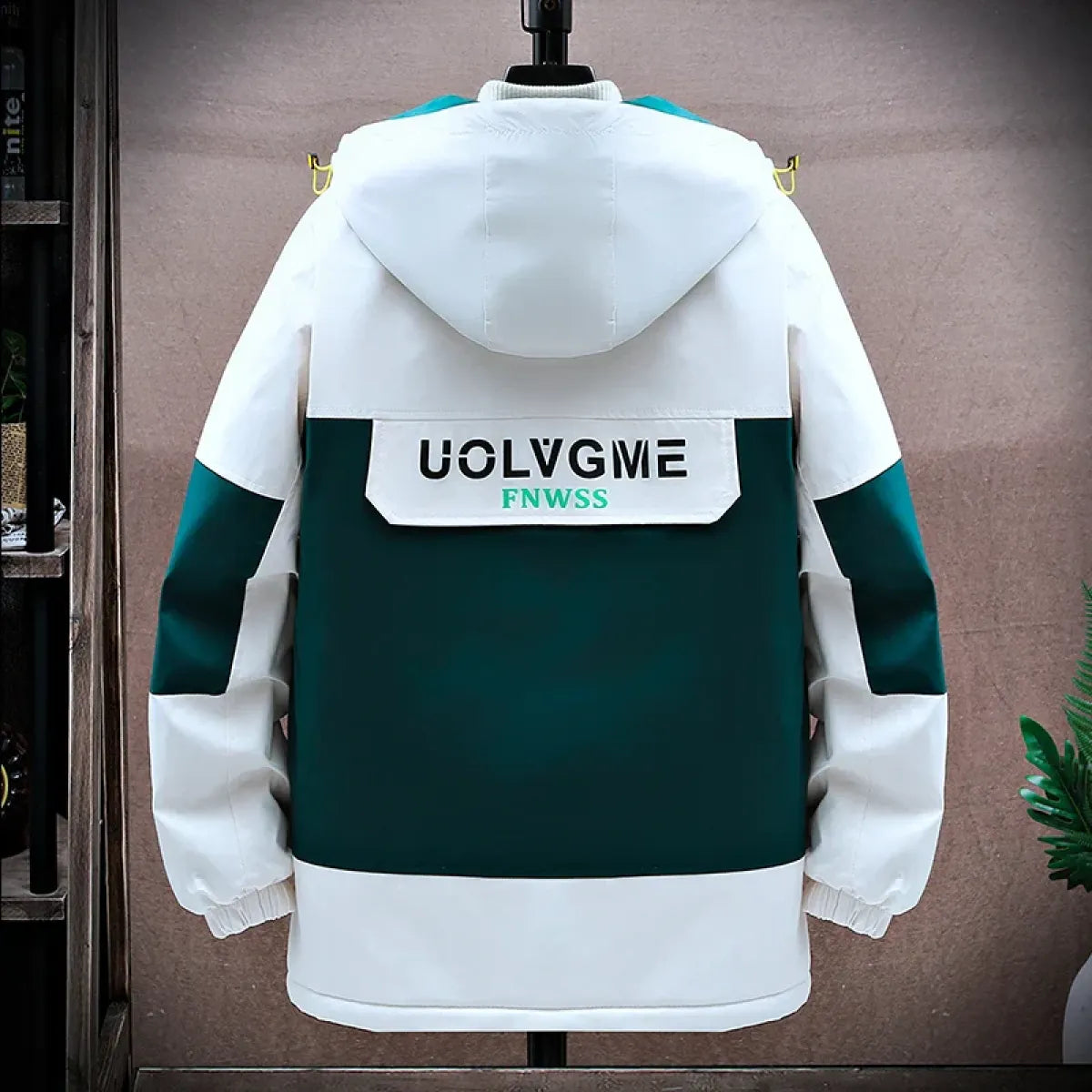 Men’s Color-Block Hooded Jacket - Jackets & Coats - Hooded - Men’s Jacket - 2