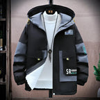 Men’s Color-Block Hooded Jacket - Jackets & Coats - Hooded - Men’s Jacket - 3