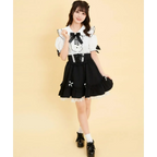 Sweet Lolita Ruffled Blouse - Bow Top Kawaii Y2K Aesthetic - Blouses & Shirts - Short - Shirt - Blouses - 9