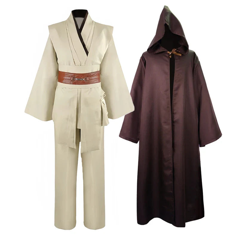 Obi-Wan Kenobi Jedi Costume – Star Wars Robe & Tunic Full Set - Cosplay - Costumes - 2024 - 3 - Worldwide Shipping