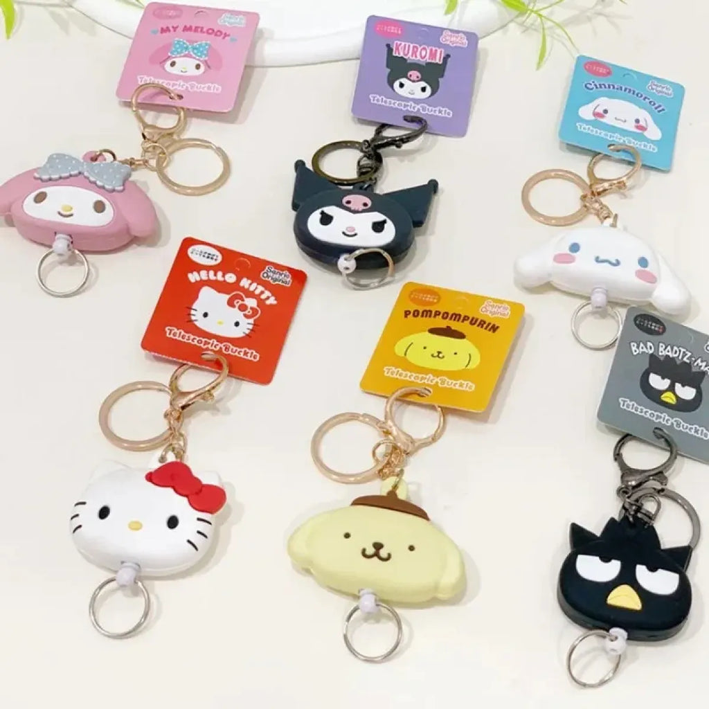 Sanrio Cinnamoroll 3D Head Keychain Pendant - Accessories - Keychain - 4