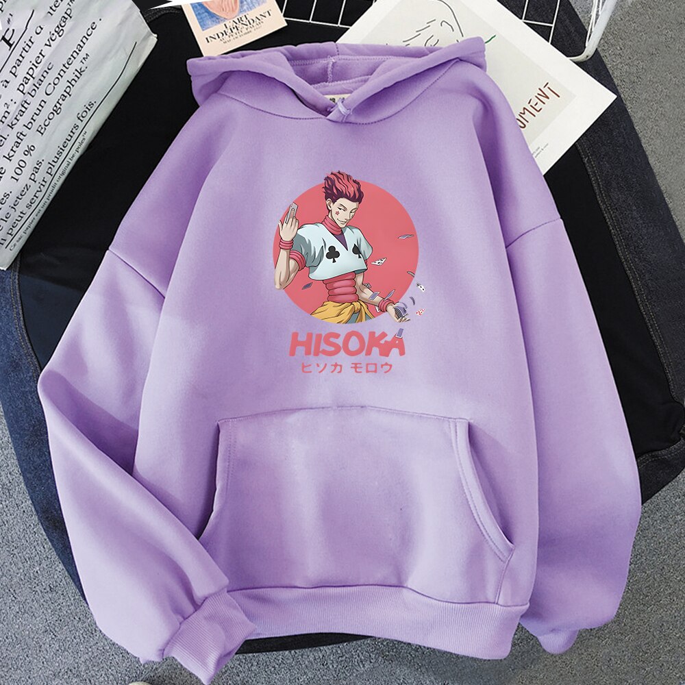 Hunter X Hunter Hoodies - Lavender / XS - Women’s Clothing & Accessories - Shirts & Tops - 13 - 2024