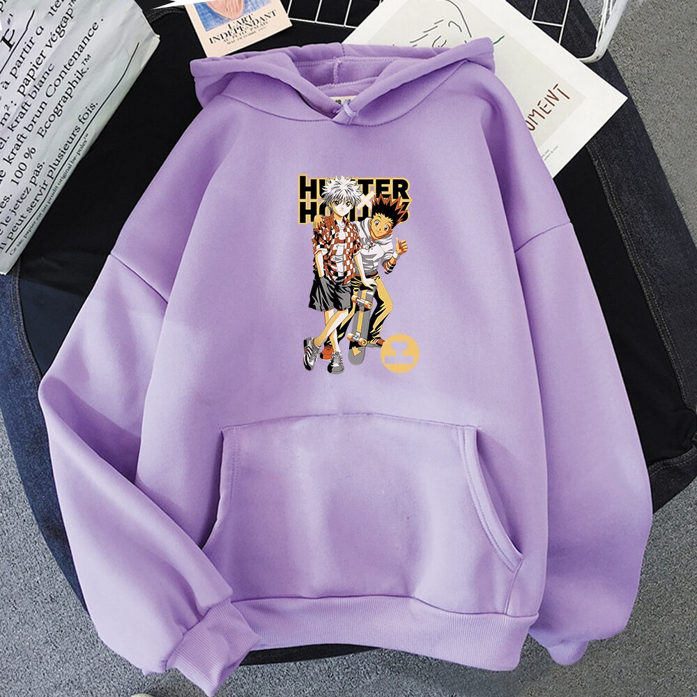 Hunter X Hunter Hoodies - Light Purple 3 / L - Women’s Clothing & Accessories - Shirts & Tops - 20 - 2024