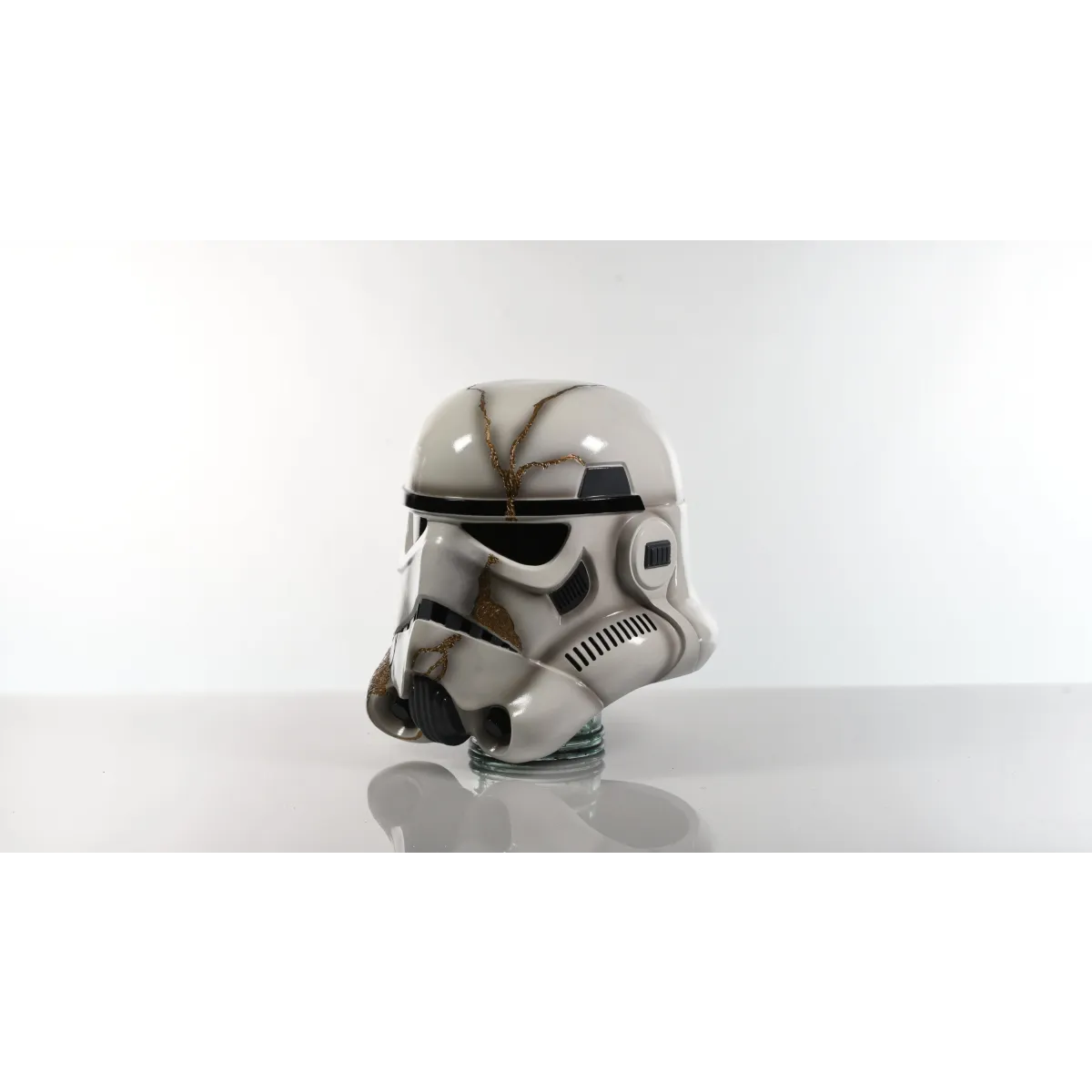 Gold Kintsugi Storm Trooper Helmet - Cosplay - Helmets and Headwear - 2