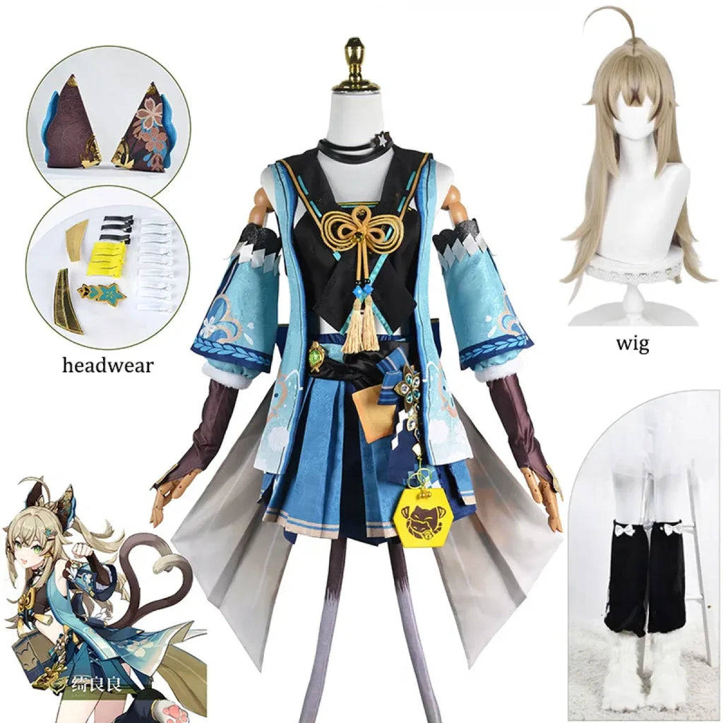 Kirara Cosplay Costume Set with Wig & Accessories - Cosplay - Cosplay - 1