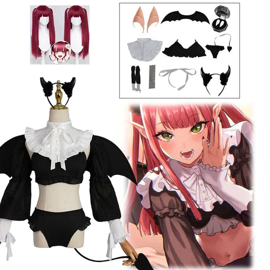 Rizu Kyun Kitagawa Marin Cosplay Costume - My Dress Up Darling Bikini Set - Clothes Wig Set / XS / Kitagawa Marin - All