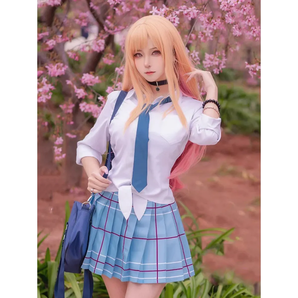 Kitagawa Marin School Uniform Cosplay – My Dress-Up Darling Set for Women - All Dresses - Sets - 9