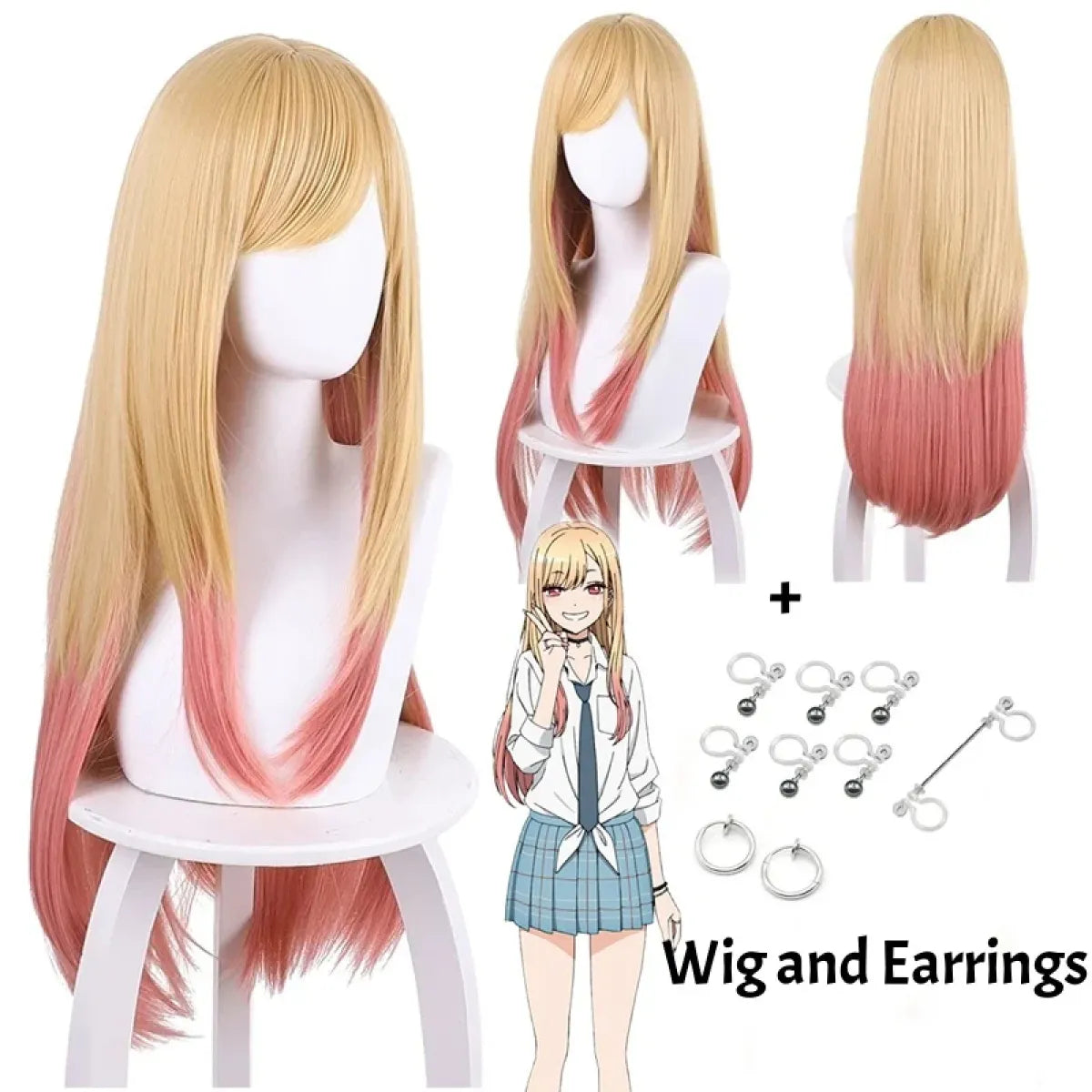 Kitagawa Marin School Uniform Cosplay – My Dress-Up Darling Set for Women - All Dresses - Sets - 17