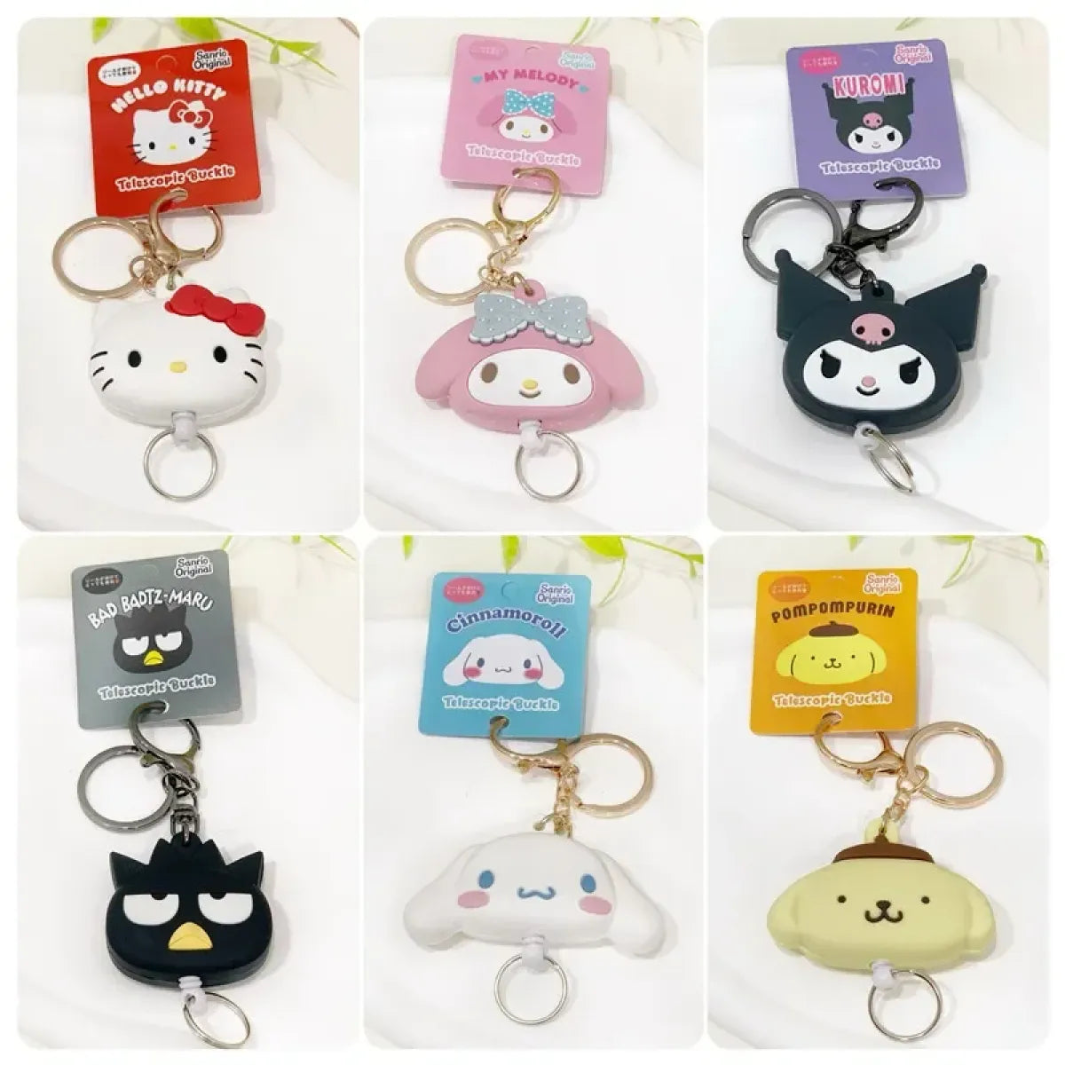 Sanrio Hello Kitty 3D Head Keychain Pendant - Harajuku Style - Accessory - 3
