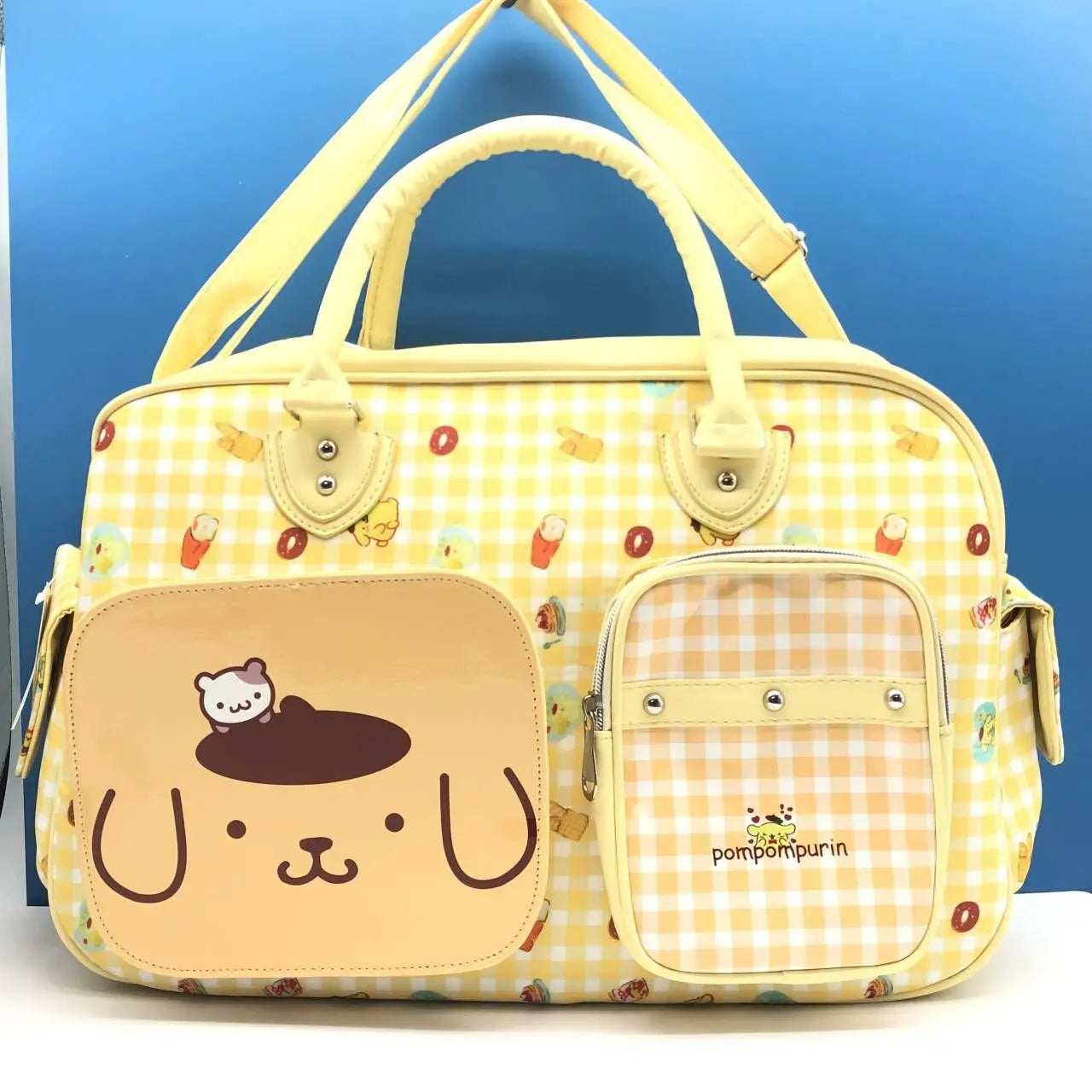 Kawaii Sanrio Hello Kitty Cartoon Handbag - Pompompurin - Women Bags & Wallets - Handbags - 16 - 2024