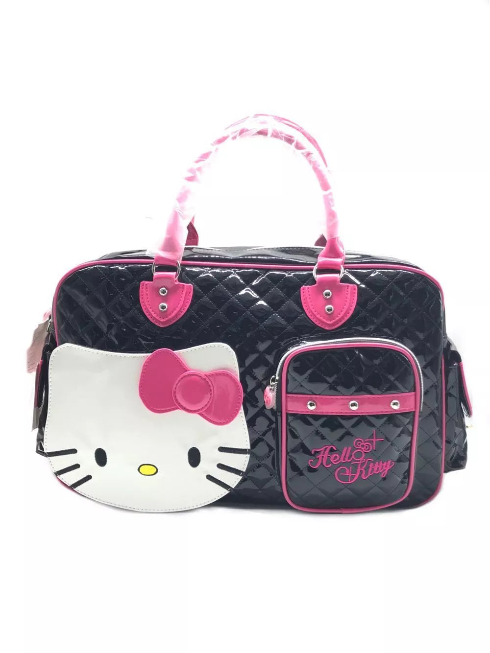 Kawaii Sanrio Hello Kitty Cartoon Handbag - Black - Women Bags & Wallets - Handbags - 7 - 2024