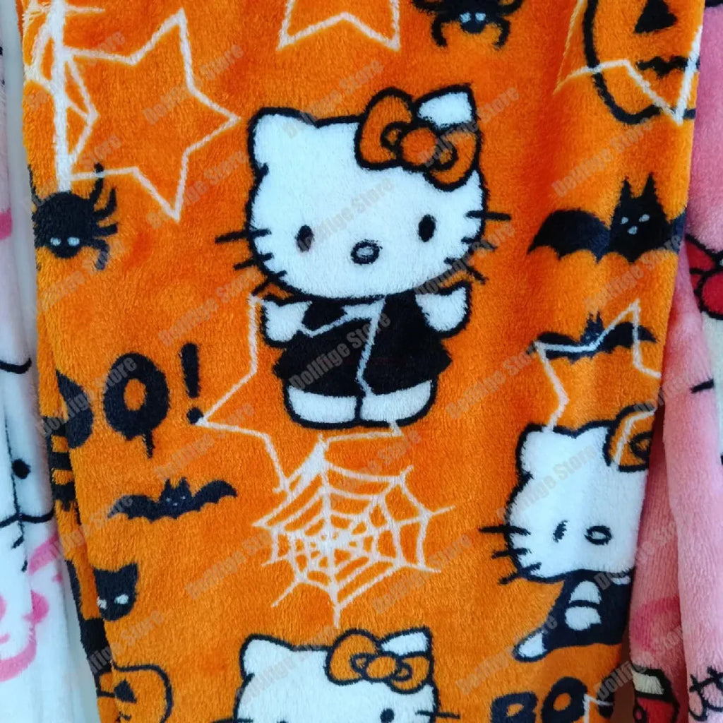 Cozy Kitty Flannel Pajamas - Cute Autumn Home Wear - Pajamas - 3