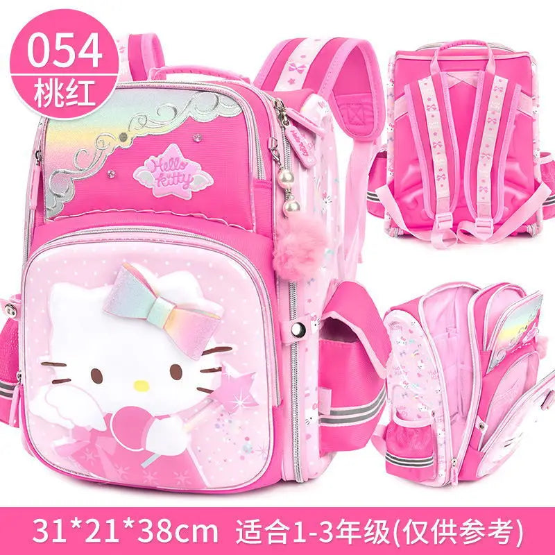 Hello Kitty Girls’ School Backpack - KT0054B Peach Red - Women Bags & Wallets - School Backpacks - 17 - 2024