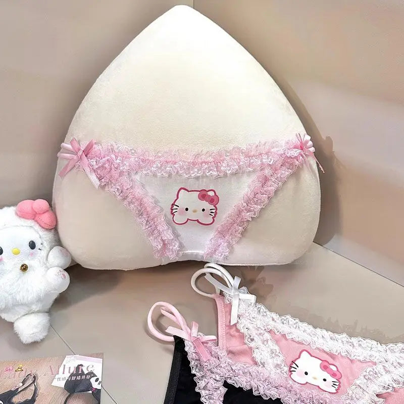 Sanrio Hello Kitty Lace Underwear - White / L 50-65kg - All Products - Lingerie - 6 - 2024