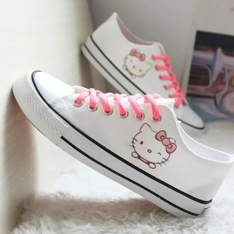 Hello Kitty Low-Top Classic Canvas Shoes - Unisex Skateboarding Shoes - 1 / 37 - Accessories - Shoes - 7 - 2024