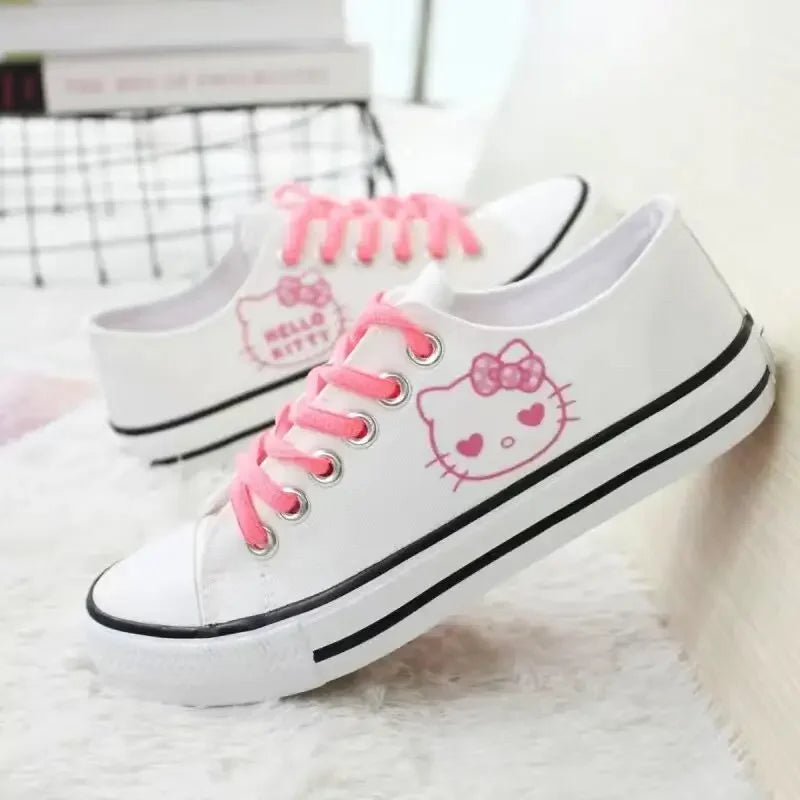 Hello Kitty Low-Top Classic Canvas Shoes - Unisex Skateboarding Shoes - 13 / 39 - Accessories - Shoes - 15 - 2024