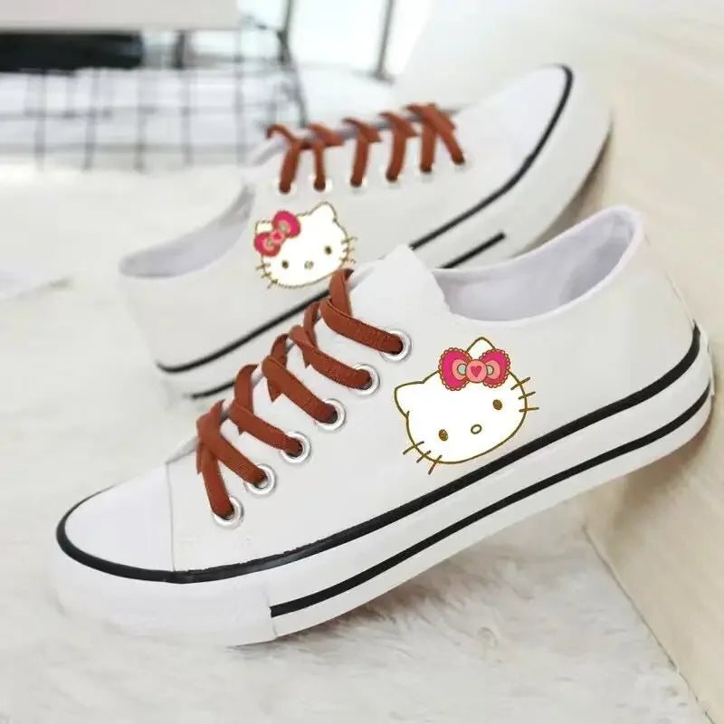 Hello Kitty Low-Top Classic Canvas Shoes - Unisex Skateboarding Shoes - 5 / 39 - Accessories - Shoes - 13 - 2024