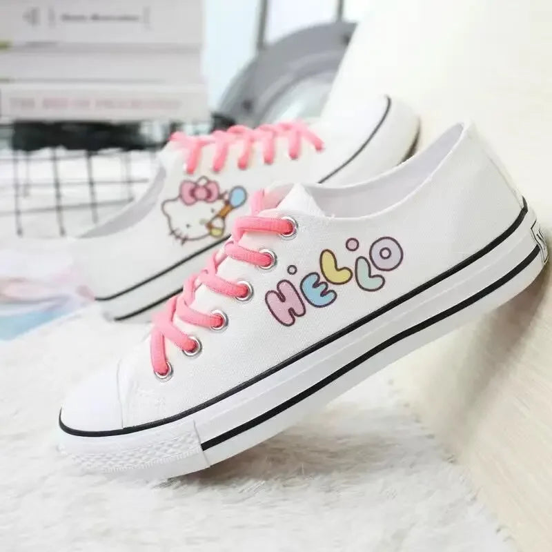 Hello Kitty Low-Top Classic Canvas Shoes - Unisex Skateboarding Shoes - 15 / 39 - Accessories - Shoes - 6 - 2024