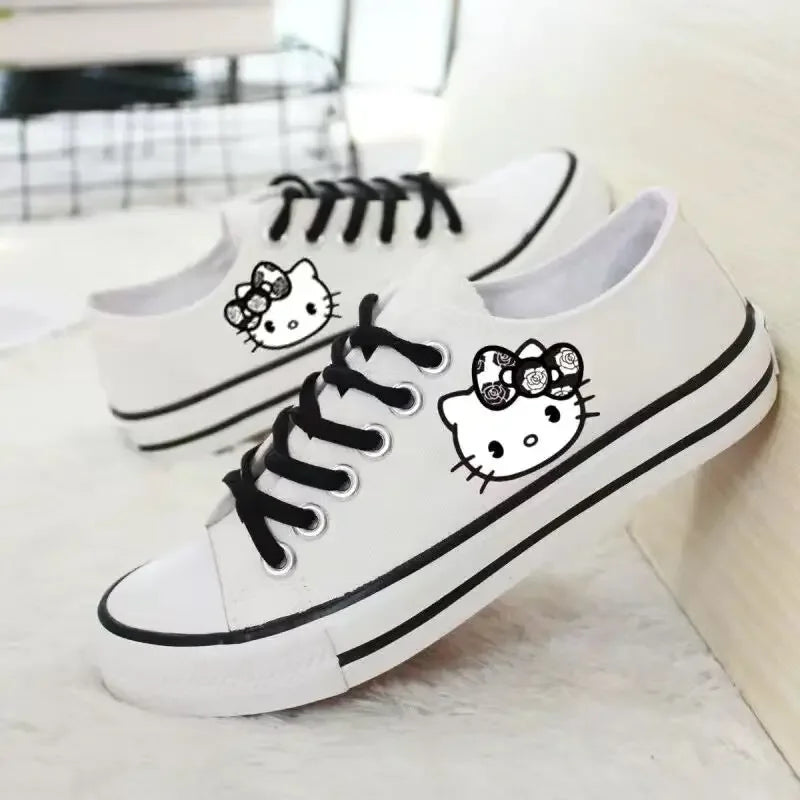 Hello Kitty Low-Top Classic Canvas Shoes - Unisex Skateboarding Shoes - 2 / 39 - Accessories - Shoes - 8 - 2024