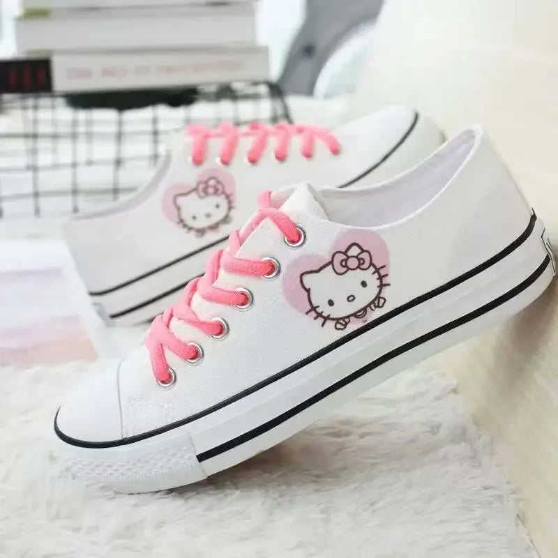 Hello Kitty Low-Top Classic Canvas Shoes - Unisex Skateboarding Shoes - 6 / 35 - Accessories - Shoes - 3 - 2024