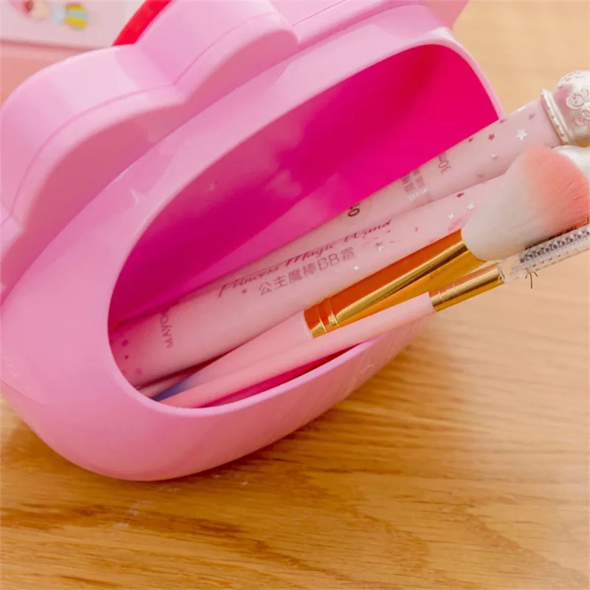 Hello Kitty Mirror with Kawaii Storage Rack - Accessories - Cosmetic Bags - 4