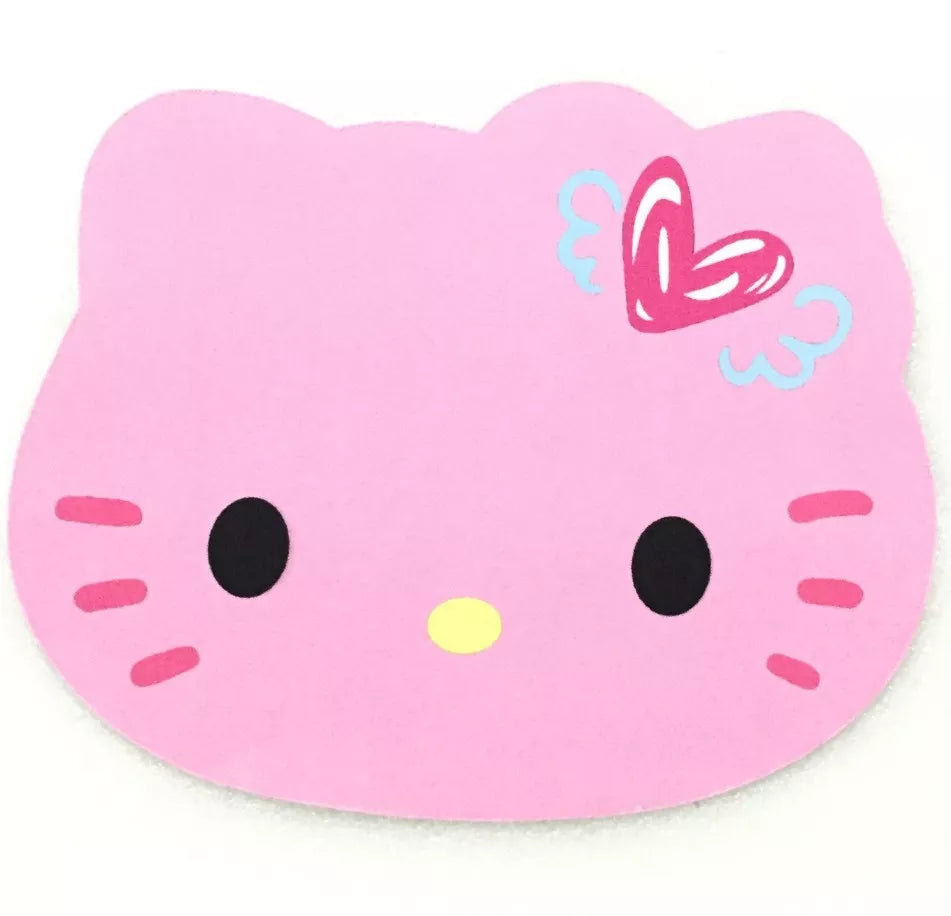 Kawaii Sanrio Kitty Mouse Pad - Anime Non-slip Desk Mat - Cute Cartoon Gaming Office Accessory - Pastel - Anime - Mouse